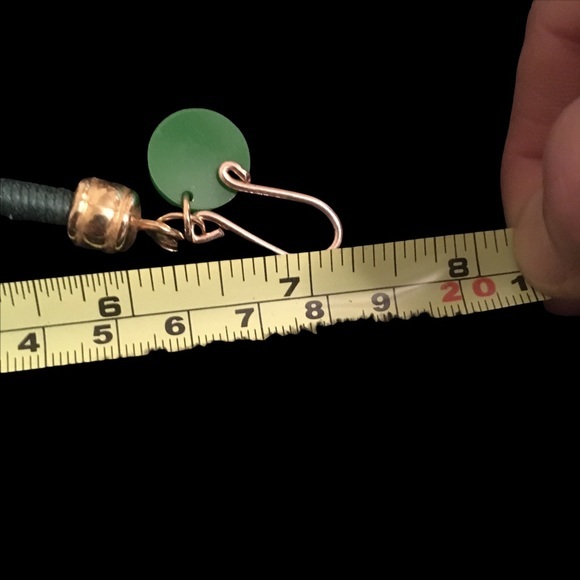 Vintage Natty Valdez Green Four Leaf Clover Bracelet - Picture 4 of 4